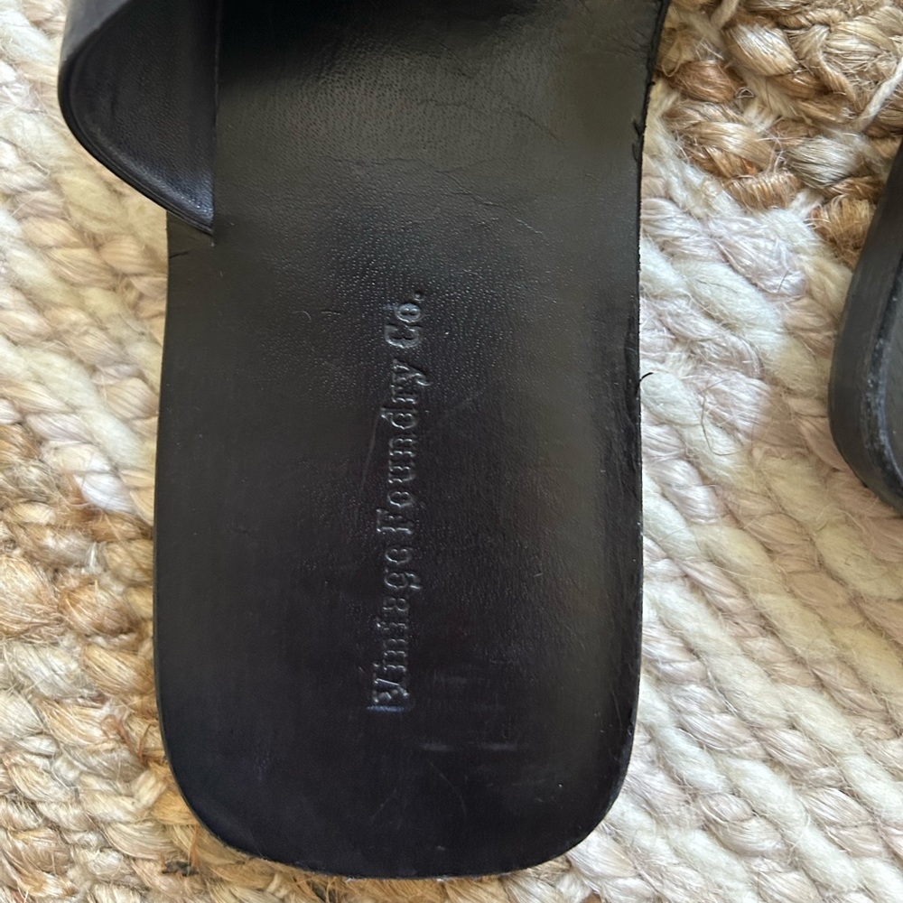 Black Vintage Foundry Co. Sandals - Size 9 - Picture 3 of 4